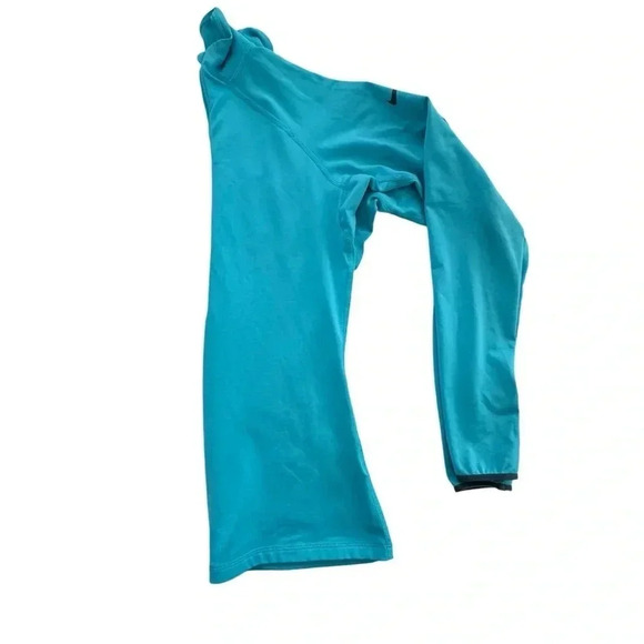 Nike Blue Pro Medium Dri Fit Half Zip Pullover Running Jacket, Size Medium - Picture 12 of 14